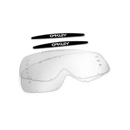 OAKLEY O2 MX ROLL-OFF REPL LENS 2-PACK CLEAR