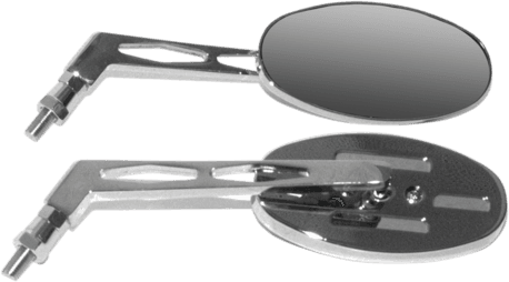MIRROR OVAL BILLET L/STEM
