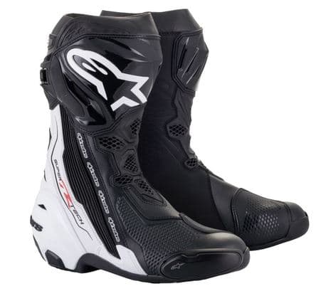 Alpinestars Stövel Supertech R v2 Svart/Vit 41