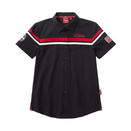 Indian Womenswear Black Script Shop Shirt
